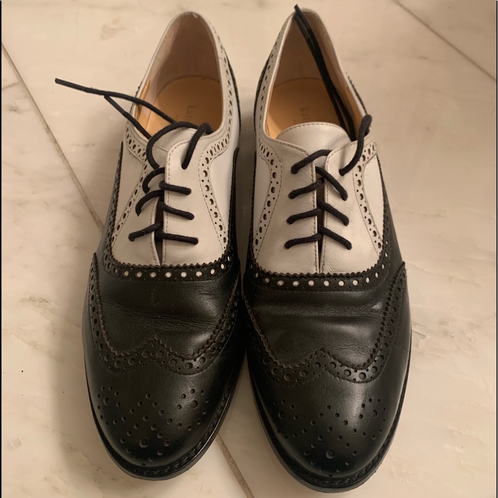 Kate Spade B&W Saddle Shoes